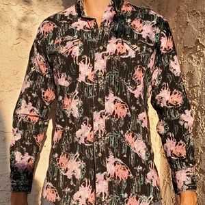 Vintage Wrangler Button Down